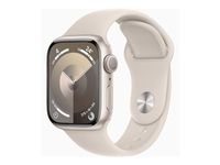 Apple Watch Series 9 Aluminium Polarstern Polarstern 41 mm SM 130-180 mm Umfang Polarstern GPS