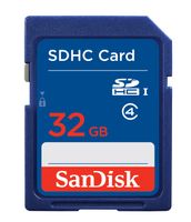 SanDisk® SDHC™ Speicherkarte  32 GB - Blau
