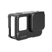 VRIG Sportkamera-Silikonhuelle, Schutzhuelle, Kaefig mit Objektivdeckel, kompatibel mit Insta360 Ace Pro Kamerazubehoer