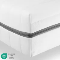 Materac ortopedyczny z zimnej pianki o wysokości 18cm - materac 80x200 z 7 strefami leżenia, materac H2 H3, materac z zimnej pianki 80x200 do każdej pozycji spania, wysokość 18cm, materac higieniczny, oddychający, odpowiedni dla alergików, materac miękki, materac średnio twardy, materac 80x200 z najwyższym komfortem leżenia