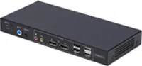 StarTech.com Dvoumonitorový DisplayPort KVM - přepínač - 2portový