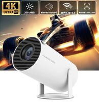 Grandekor Mini Smart Beamer 4K Full HD 1080P 180°Rotate Prenosný projektor malý videoprojektor mobilný telefón Android OS 11.0 s 2.4/5G WiFi Bluetooth 5.0