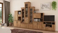 Wohnwand HADES + RTV in Eiche Lefkas – 360x207x44 cm, inklusive Schrank
