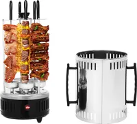 Vertikaler Elektrogrill mit 5* Spieße Tischgrill Drehgrillmaschine