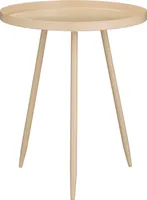 Mica Decorations Flores Beistelltisch - H49 x Ø42 cm - Metall - Beige