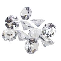 500 Stk Diamant ROSA Acryl Deko Diamanten Streudiamanten Tischdeko Hochzeit 