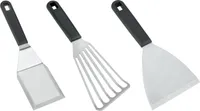 Edelstahl Grillbesteck Pfannenwender Wender Fischwender Spachtel, Variante:3-teiliges Grillbesteck
