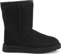 UGG topánky CLASSIC SHORT II, semiš, čierne, dámske