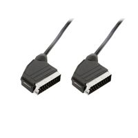 LogiLink Scart cable, 2x Scart male,  3,0m