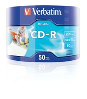 VERBATIM CD-R 700MB 52x 50er Wrap bedruckbar