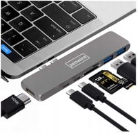 7in1 HUB USB-C HDMI 4K SD Thunderbol Hub-Dockingstation 3.0 USB 3.0 Adapter für MacBook Pro Air M1 Zenwire