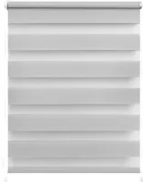 Lichtblick Duo Rollo Klemmfix, ohne Bohren, verspannt Grau, 150 cm, 60 cm x 150 cm (B x L)