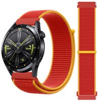 Nylon Loop Back Strap für Huawei Gt3 Smart Watch Velcro Armband Samsung Watch5 4 Classic 42mm 46mm Armband Band 20mm 22mm