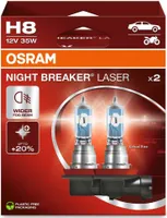2 reflektory halogenowe OSRAM NIGHT BREAKER LASER H8 12V samochodowe