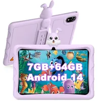 DOOGEE U9 Kid Kinder Tablet Android 14, 10 Zoll HD Augenschutz Kids Tablet, 7GB+64GB/TF 1TB Quad-Core, 5060mAh, WiFi 6, Kinder-Tablet mit Schutzhülle