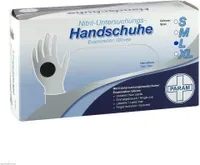 Handschuhe Einmal Nitril L schwarz 100 St