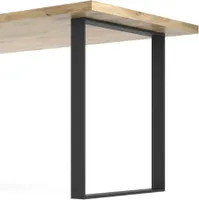 Tischbeine-Metall Schwarz 72cm I Tischkufen Esstisch-Beine Schwerlast Tisch-Gestell Tisch-Untergestell Möbelfüße Tischfüße, Couchtisch Esstisch