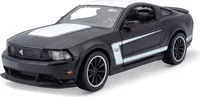 Maisto 31269 - Modellauto - Ford Mustang Boss 302 (mattschwarz, Maßstab 1:24)