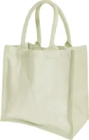 Westford Mill Midi Jute-Tasche / Shopper / Einkaufstasche, 14 Liter (2 Stück/Packung) BC4534 (Einheitsgröße) (Natur)