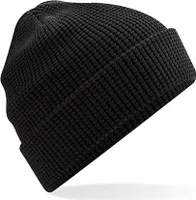 Beechfield Organic Baumwolle Waffle Beanie