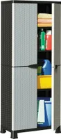 Plastikowa szafka 68x39x171,5 cm z rattanu