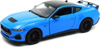 Welly 24123 Ford Mustang blau metallic 2024 Maßstab 1:24