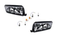 Johns, Scheinwerfer Halogen kompatibel zu Skoda Fabia 6Y 99-08 Leuchtmittel Set Li. Re.