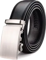 Pánský opasek s ráčnou automatický opasek pro muže 35mm 1 3/8“ široký kožený opasek
