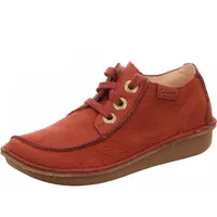 Clarks Schnürhalbschuhe in rot, Gr. 6
