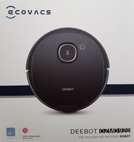 Ecovacs Robotics Deebot OZMO 920 2in1 Bodenreinigungsroboter mit OZMO-Technologie, Wischfunktion, Smart Navi 3.0, Google Assistant, Amazon Alexa, App, Schwarz