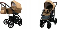 BabyLux® Optimal | 2in1 Kinderwagen Bambimo | Chocolate | Kombikinderwagen | Kinderwagenset | Buggy