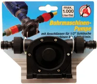 XPOtool Bohrmaschinenpumpe 500l/h Wasserpumpe selbstansaugend Pumpe