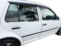 Listwy okienne ze stali nierdzewnej chrom do VW GOLF 4 IV | 4 DRZWI | 1997-2003 | zestaw 4-częściowy