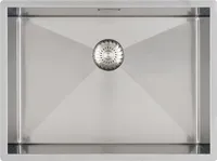 Caressi CAPP55R6R0 Spülbecken, Edelstahl Einzelbecken 59 x 44 cm