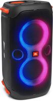 Does Not Apply  Partybox 110 in Black - Portable and Rolling Bluetooth Party Speaker with Light Effects - Splashproof Mobile Music Box with Battery