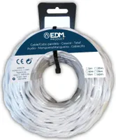 Kabel EDM 11985 Weiß 2 x 1 mm 25 m