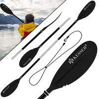 Aqua Marina KP-1 Aluminium Kajak Paddel 4-teiliges Doppelpaddel 