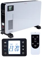 MalTec Konvektionsheizung CH3500DW | Konvektor Heizgerät mit 3 Heizstufen | mobile Elektroheizung | Thermostat 5 bis 37 Grad | 2300W | LCD-Display