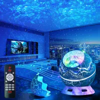 LED Sternenhimmel Projektor Dinosaurier Ei Galaxis Lampe Nachtlicht Sternenprojektor Bluetooth Lautsprecher mit Fernbedienung