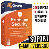 Avast Premium Security 2023 | 3 Geräte | 1 Jahr | Sofortdownload