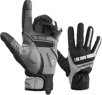 ROCKBROS Vollfingerhandschuhe Fahrrad Handschuhe Winter Touchscreen Herbst für Herren Damen Outdoors Sport M