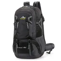 Rucksack, 60L Wanderrucksack, Schulrucksack, Trekkingrucksack, Reiserucksack, Wasserdicht CampingRucksack, Klettern Angeln Bergsteigen Touren Radfahre