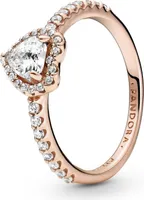 Pandora Rose 188421C02 Ring Damen Funkelndes Erhabenes Herz Gr. 50