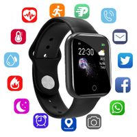 Smartwatch Bluetooth Touchscreen Armbanduhr Wasserdicht Fitness Armband Uhr Smartwatch Android IOS Wasserdicht für Damen Herren