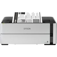 Epson Drucker EcoTank M1170 Schwarzweiß, Tintenstrahl, Tintenstrahldrucker, Wi-Fi, Maximales Papierformat der ISO A-Serie A4, Weiß