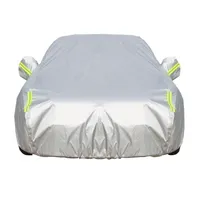 Ganzgaragen, Autoplane, Staubdicht, Wasserdicht, Autohülle, 530 ∗ 200∗ 150 cm, Autoabdeckung, für Staubdicht, Kratzfest, UV-Schutz, Silber