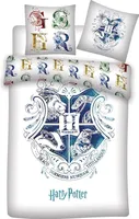 Harry Potter Wende Bettwäsche Hogwarts Kopfkissen Bettdecke weiß 135x200 cm