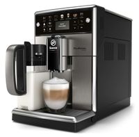 Saeco SM5570/5572/10 Picobaristo Deluxe Vollautomatische Espressomaschine, Kunststoffgehäuse, Integriertes Mahlwerk, Milchaufschäumer, Wasserfilter