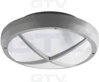 Außenleuchte GTV grau Wandleuchte Gartenlampe E27 IP65