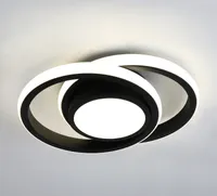 LED Deckenleuchte Schwarz Runde 24W Deckenlampe 4000K Tageslicht Lampe Für Schlafzimmer, Wohnzimmer, Küche, Flur, Gang, Restaurant Durchmesser 30CM